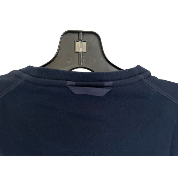 BOMBAS Sweatshirt Navy Blue Long Sleeve Cotton Crewneck Size Small - Picture 3 of 7